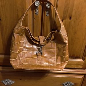 Dooney and Bourke Rust Croc Leather